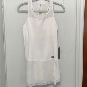 White new balance tennis dress